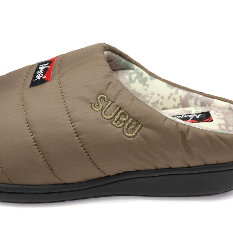 ナンガ サンダル メンズ レディース 冬 NANGA スリッパ 暖かい スブ 靴 つっかけ シューズ ブランド 冬用 裏起毛 防寒 キャンプ アウトドア コラボ ナンガ×スブ NANGA×SUBU オーロラテックス ウィンター サンダル NA2443-3E105