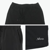 ナンガ パンツ ズボン メンズ 夏 涼しい NANGA ハーフパンツ 短パン おしゃれ ブランド 大きいサイズ 速乾性 通気性 快適 無地 ゆったり ブラック DotAir COMFY SHORTS ドットエア コンフィーショーツ NW2411-1I903