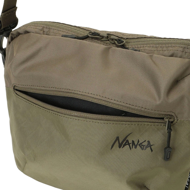 ナンガ ショルダーバッグ メンズ レディース NANGA 斜めがけ 軽量 軽い 小さめ かっこいい ブランド ミニショルダー コンパクト インバッグ フェス アウトドア 3L ECOPAK UR BODY BAG N2502-3N301Z