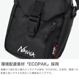 ナンガ ショルダーバッグ メンズ レディース NANGA 斜めがけ ショルダーポーチ 軽量 軽い アウトドア 小さめ かっこいい ブランド ミニショルダー コンパクト フェス 1L ECOPAK UR SHOULDER POUCH N2502-3N302Z