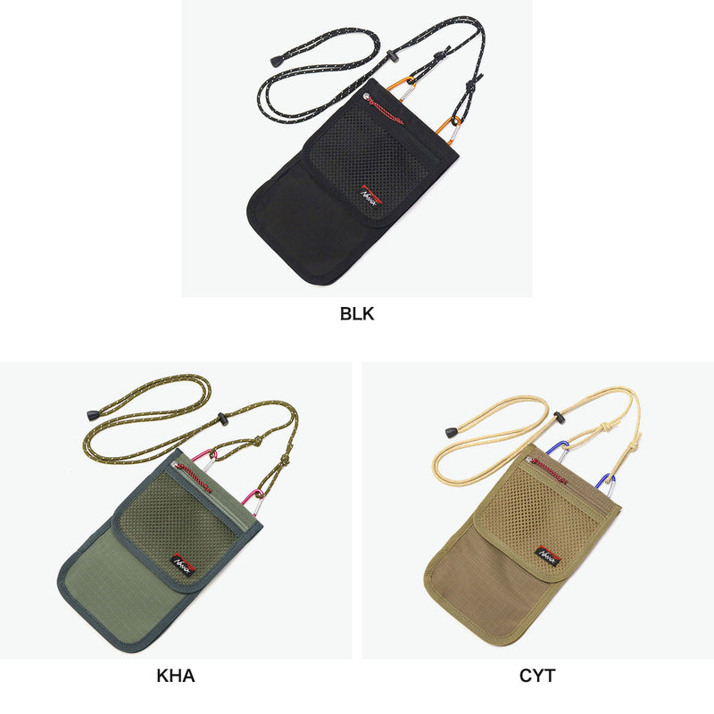 Nanga Multi-Case Passport Case Neck-Down Stylish Nanga Lightweight Wallet Card Integrated Bahu Pasport bahu Pouch Perjalanan Jenama Lelaki Lelaki Nanga × Speakeasy Travel Case N2502-3I306Z