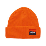 ナンガ ニット帽 メンズ レディース NANGA ビーニー ブランド 冬 秋冬 おしゃれ ロゴ シンプル カジュアル 防寒 暖かい 保温 軽量 ニットキャップ バルキー ワンポイント BOX LOGO BULKY BEANIE N2532-3C059A