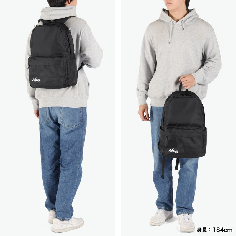 ナンガ リュック メンズ レディース 通学 通勤 軽量 軽い NANGA カジュアル おしゃれ バックパック 大容量 PC収納 タウンユース アウトドア ビジネス 撥水 A4 20L ECOPAK UR DAY BAG N2542-3M306Z