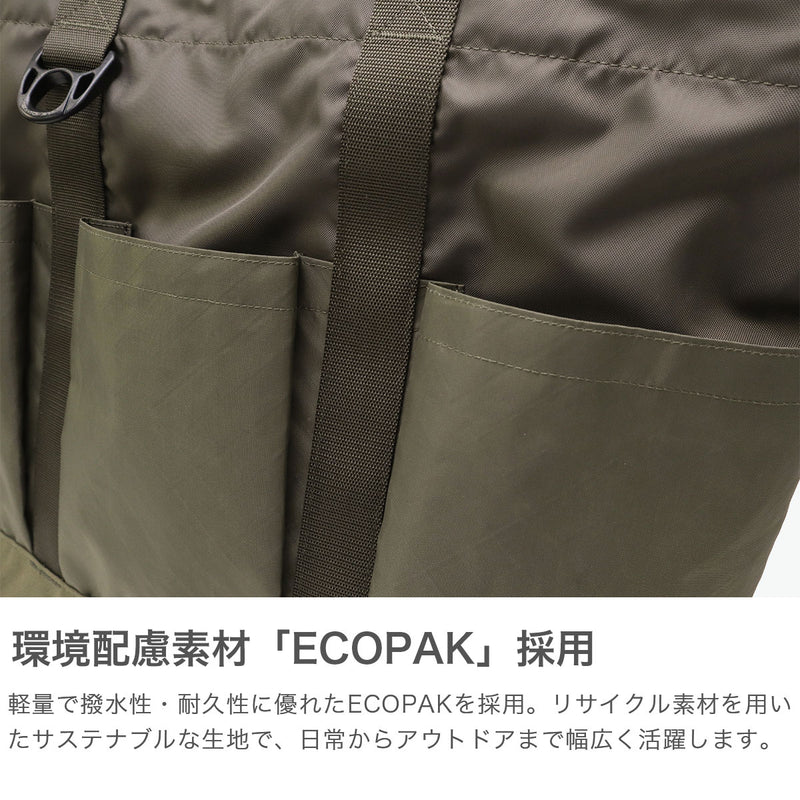 ナンガ トートバッグ メンズ レディース 大きめ NANGA カジュアル おしゃれ 旅行 大容量 トート ショルダー 斜めがけ アウトドア ビジネス 撥水 2WAY A3 40L 1泊 ECOPAK UR TOTE BAG N2542-3M307Z