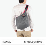 ナンガ ショルダーバッグ メンズ レディース 大きめ ブランド A4 斜めがけバッグ NANGA バッグ 斜めがけ 大人 軽量 ナイロン 縦型 ショルダー 肩掛け ポケッタブル POCKETABLE SHOULDER BAG N2600-3N098Z
