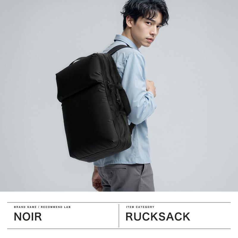 ノアール ダッフルバッグ メンズ レディース 大容量 おしゃれ 通学 通勤 NoiR ブリーフバッグ ボストンバッグ リュック 大きめ レインカバー 出張 旅行 ビジネス カジュアル B4 40L 2WAY Absolute duffel N23003