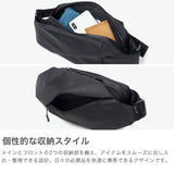 ノアール ショルダーバッグ メンズ レディース  NoiR 小さめ  斜めがけ ショルダーポーチ かっこいい ショルダー 大人 軽量 軽い 斜めがけバッグ 撥水 ナイロン カラビナ 連結 Trinity shoulder N23008