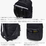 ノアール リュック メンズ レディース 大容量 通学 おしゃれ NoiR カジュアル 旅行 ブランド 軽量 軽い 通勤 PC収納 レインカバー 撥水 デイパック バックパック セットアップ A4 B4 16inch SL backpack N24004