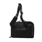 ノアール ショルダーバッグ メンズ レディース ブランド 大容量 NoiR 大きめ 斜めがけ 撥水 大人 通勤 ビジネス 15インチ PC収納 かっこいい 拡張 2層 連結 A4 B4 20.4L-33L拡張可能 Transistor shoulder N26004