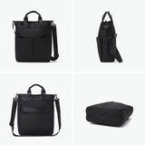 ノアール トートバッグ メンズ レディース ファスナー付き 撥水 NoiR カジュアル ブランド ショルダー 縦型 ナイロン ビジネス 通勤 14インチ PC収納 旅行 ポーチ付き 斜め掛け A4 13L 2WAY Nested tote N26005