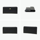 ニュートラルグレイ 財布 レディース Neutral Gray 長財布 本革 ブランド 薄い かわいい 薄型 革 かぶせ ロングウォレット レザー ブラック 小銭入れあり カード おしゃれ 日本製 ハスキー 1014-697 1013-705