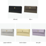 ニュートラルグレイ 財布 レディース Neutral Gray 長財布 本革 ブランド 薄い かわいい 薄型 革 かぶせ ロングウォレット レザー ブラック 小銭入れあり カード おしゃれ 日本製 ハスキー 1014-697 1013-705