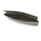 ニュートラルグレイ 財布 レディース Neutral Gray 長財布 本革 ブランド 薄い かわいい 薄型 革 かぶせ ロングウォレット レザー ブラック 小銭入れあり カード おしゃれ 日本製 ハスキー 1014-697 1013-705