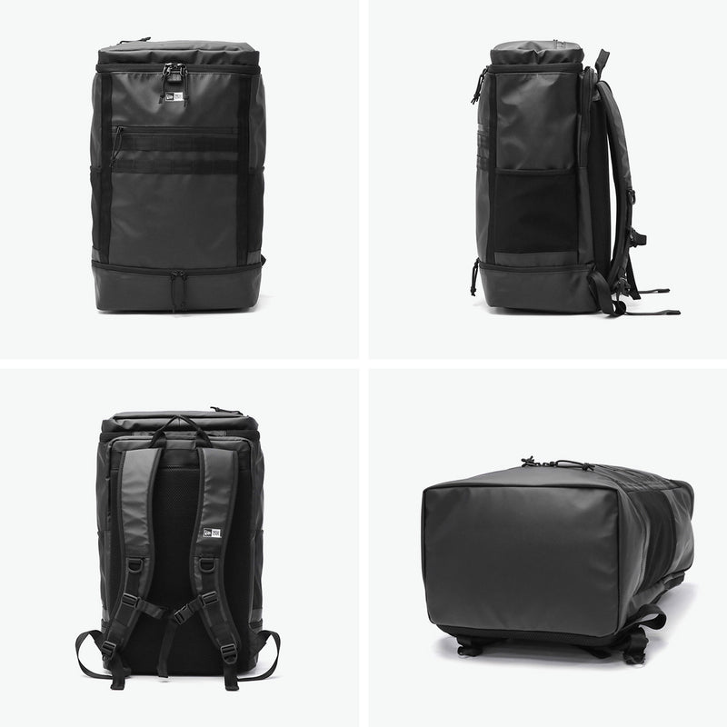 [Authorized Dealer] NEW ERA Backpack Men's Women's Large Capacity New Era Bag Backpack Casual Brand School Commuting Lightweight Box Black Black 46L B4 PC Storage 15.6inch Box Pack Large Box Pack Large