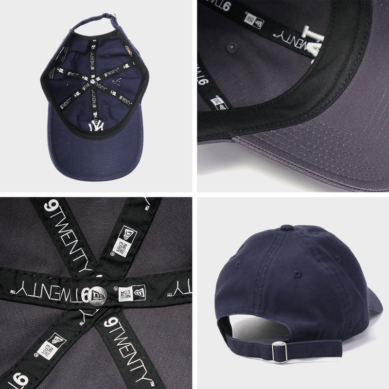 [我們的商店有限型號] [常規經銷商] New Era Cap Men's Ladies Deep Blot New Eraphen hat時尚帽子Ajaster春季 /夏季 /冬季徽標在紐約La Yankees Dodgers 920 Glra Neyan Mid徽標