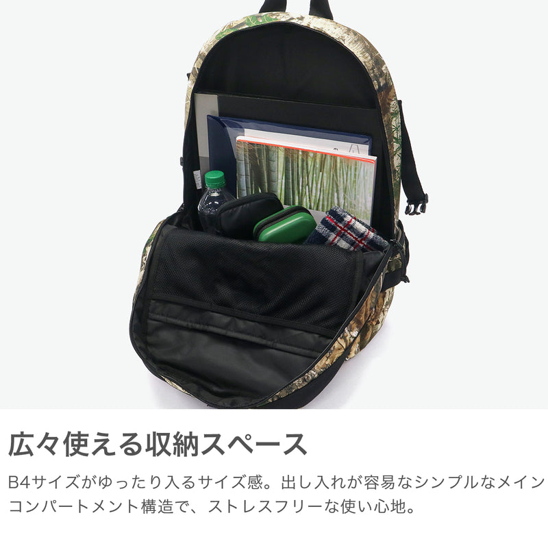 [Authorized Dealer] NEW ERA Backpack for Men and Women School New Era Bag Stylish Brand Casual Backpack PC A4 B4 28L Real Tree Camo Camouflage 2-layer High School Students College Students Backpack Cord Pack