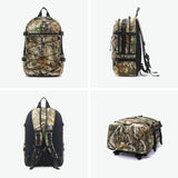 [Authorized Dealer] NEW ERA Backpack for Men and Women School New Era Bag Stylish Brand Casual Backpack PC A4 B4 28L Real Tree Camo Camouflage 2-layer High School Students College Students Backpack Cord Pack