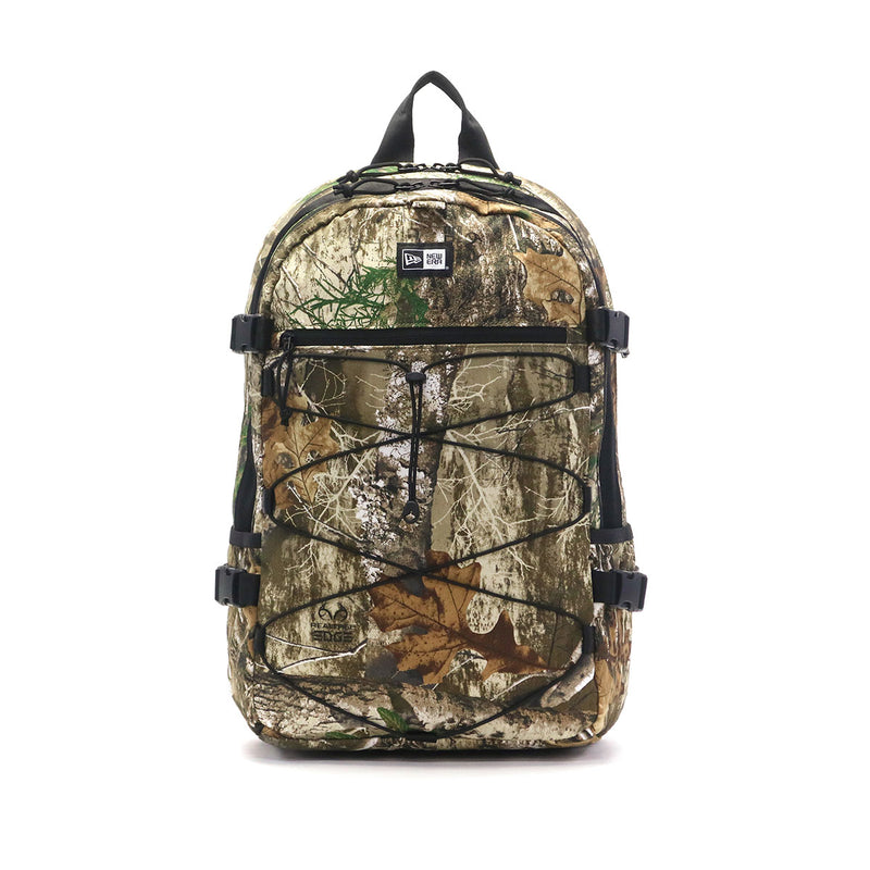 [Authorized Dealer] NEW ERA Backpack for Men and Women School New Era Bag Stylish Brand Casual Backpack PC A4 B4 28L Real Tree Camo Camouflage 2-layer High School Students College Students Backpack Cord Pack