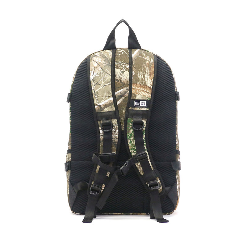 [Authorized Dealer] NEW ERA Backpack for Men and Women School New Era Bag Stylish Brand Casual Backpack PC A4 B4 28L Real Tree Camo Camouflage 2-layer High School Students College Students Backpack Cord Pack