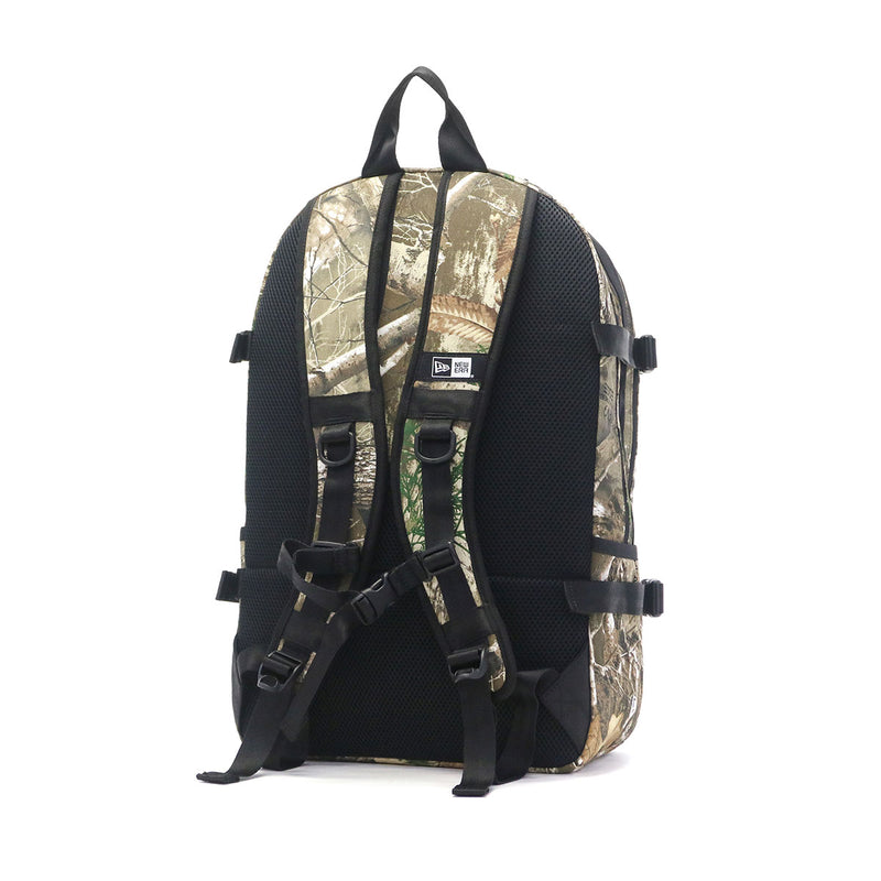 [Authorized Dealer] NEW ERA Backpack for Men and Women School New Era Bag Stylish Brand Casual Backpack PC A4 B4 28L Real Tree Camo Camouflage 2-layer High School Students College Students Backpack Cord Pack