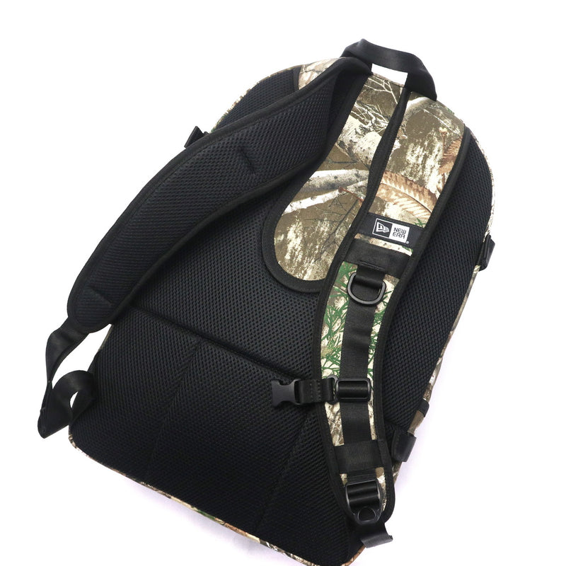 [Authorized Dealer] NEW ERA Backpack for Men and Women School New Era Bag Stylish Brand Casual Backpack PC A4 B4 28L Real Tree Camo Camouflage 2-layer High School Students College Students Backpack Cord Pack