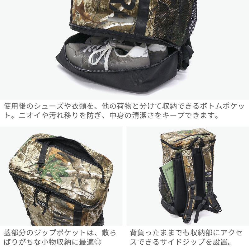 [Authorized Dealer] NEW ERA Backpack for Men and Women Large Capacity New Era Bag Backpack Casual Large School Commuting Lightweight Stylish Box Cotton 32L B4 PC Storage 16inch Box Pack Box Pack