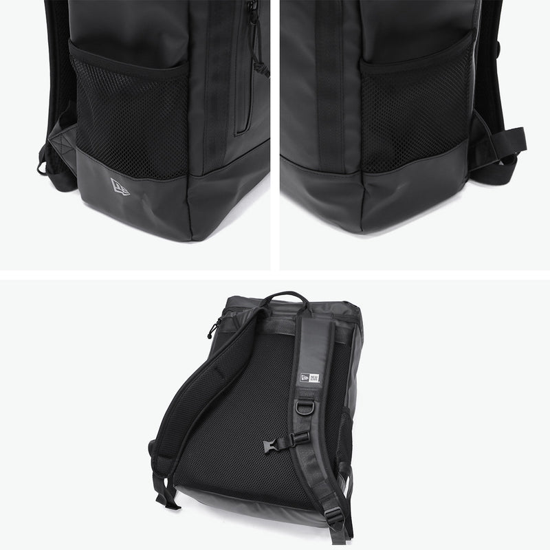 [Authorized Dealer] NEW ERA Backpack for Men and Women New Era Bag Backpack Casual Brand School Commuting Lightweight Stylish Adult Box Black 25L B4 PC Storage 14inch Box Pack Mid Box Pack Medium