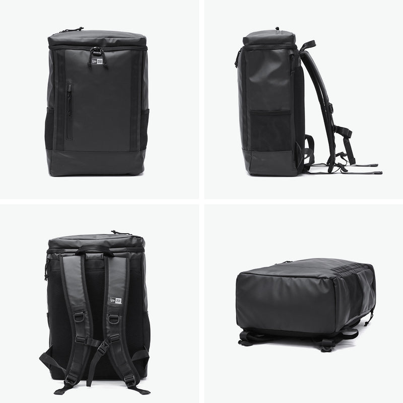 [Authorized Dealer] NEW ERA Backpack for Men and Women New Era Bag Backpack Casual Brand School Commuting Lightweight Stylish Adult Box Black 25L B4 PC Storage 14inch Box Pack Mid Box Pack Medium