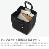 OJO DE MEX トートバッグ レディース  オホ デ メックス トート バッグ かごバッグ カゴバッグ 籠バッグ 軽量 軽い ブランド 小さめ A5 A5サイズ 春 夏 キューブ キューブ型 手編み チャーム付き Plastico Cago Tote Cube