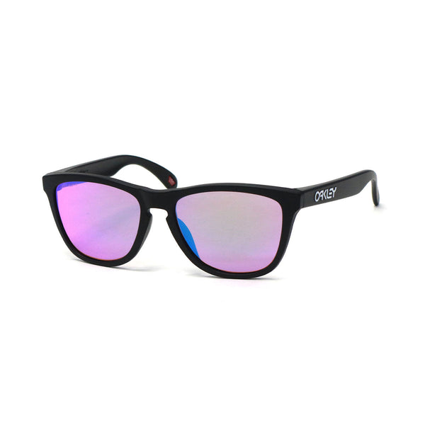 [Genuine 2 -Ayear 보증] Oakley Sunglasses 남성용 숙녀 Oakley Frog 피부 아이웨어 스포츠 브랜드 세련된 가벼운 드라이브 프리즘 컷 컷 UV 컷 개구리 Frogskins Low Bridge Fit OO9245