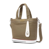 オケル トートバッグ レディース メンズ ファスナー付きミニ 小さめ OKERU バッグ カジュアル おしゃれ かわいい 自立 自立する ブランド シューズバッグ 2WAYトートバッグ 斜めがけ 綿 2WAY TYPE-C OKMG5ST1