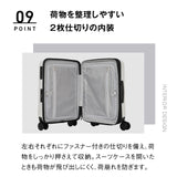 【正規品1年保証】 オルティモ スーツケース 機内持ち込み フロントオープン Sサイズ oltimo キャリーケース 拡張 前開き ワンタッチ式 TSAロック ストッパー付き 旅行 出張 38L-44L拡張可能 Anetos OT-0918-49
