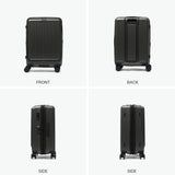 【正規品1年保証】 オルティモ スーツケース フロントオープン Mサイズ oltimo キャリーケース 拡張 前開き ワンタッチ式 TSAロック ストッパー付き ストッパー 旅行 出張 60/69L拡張可能 Anetos OT-0918-58