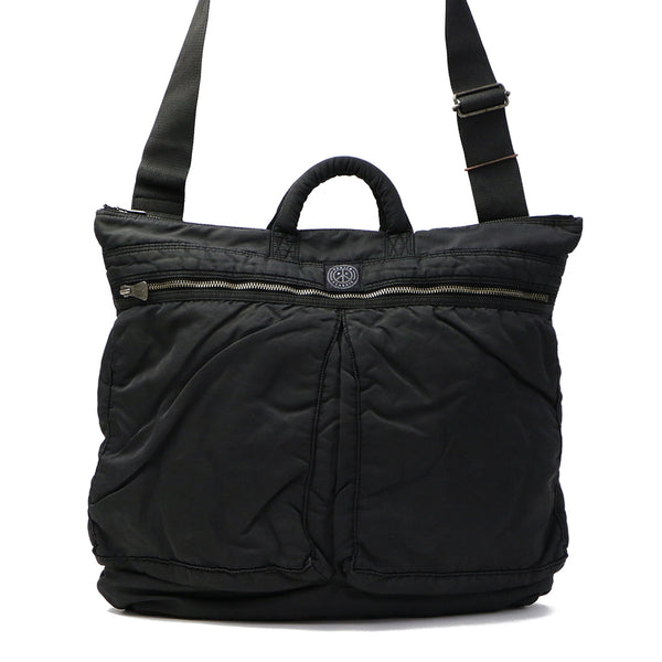 Porter Classic Helmet Bag Porter經典肩帶超級尼龍超級尼龍頭盔外殼外殼外殼大容量A4 B4男士女士在日本製造的PC-015-191