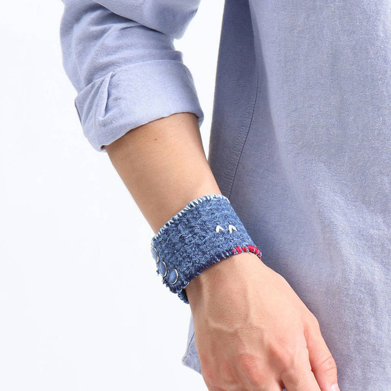 Porter Classic Bracelet PORTER CLASSIC Sashiko Bracelet L PC Sashiko Bracelet L Sashiko Kendo Kendo Men's Ladies PC-011-1252