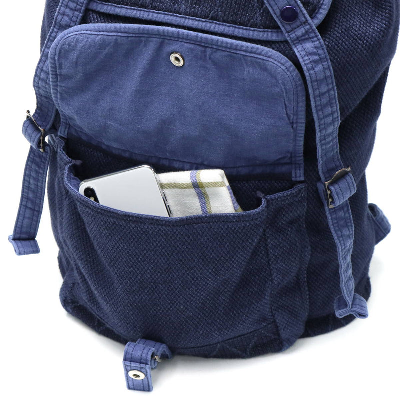 Porter Classic Rucksack PORTER CLASSIC PC KENDO RUCKSACK Rucksack Daypack Bag Cotton cloth Cotton Indigo A4 B4 Backdown Large Kendo Casual Casual Made in Japan Men's Ladies PC-001-321