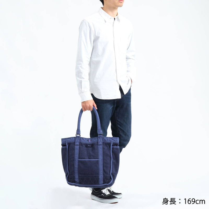 Porter Classic Tote Bag PORTER CLASSIC PC KENDO TOTE BAG Bag A4 Shoulder Men's Ladies Kendo Cotton Indigo Japan Made in Japan PC-001-322