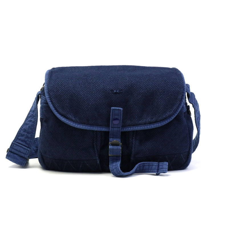 Porter Classic Shoulder Bag PORTER CLASSIC PC KENDO SHOULDER BAG M Bag Diagonal Waspassed Men's Ladies Kendo Cotton Indigo Japan Made in Japan PC-001-323