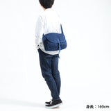 Porter Classic Shoulder Bag PORTER CLASSIC PC KENDO SHOULDER BAG M Bag Diagonal Waspassed Men's Ladies Kendo Cotton Indigo Japan Made in Japan PC-001-323