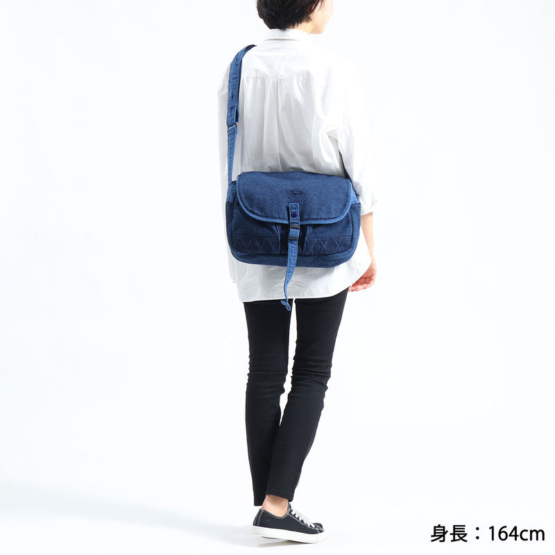 搬运工经典的肩袋搬运工经典PC Kendo肩带M BAG BAG BAG对角线被男士女士Kendo Cotton Indigo Japan Japan Japan PC-001-323