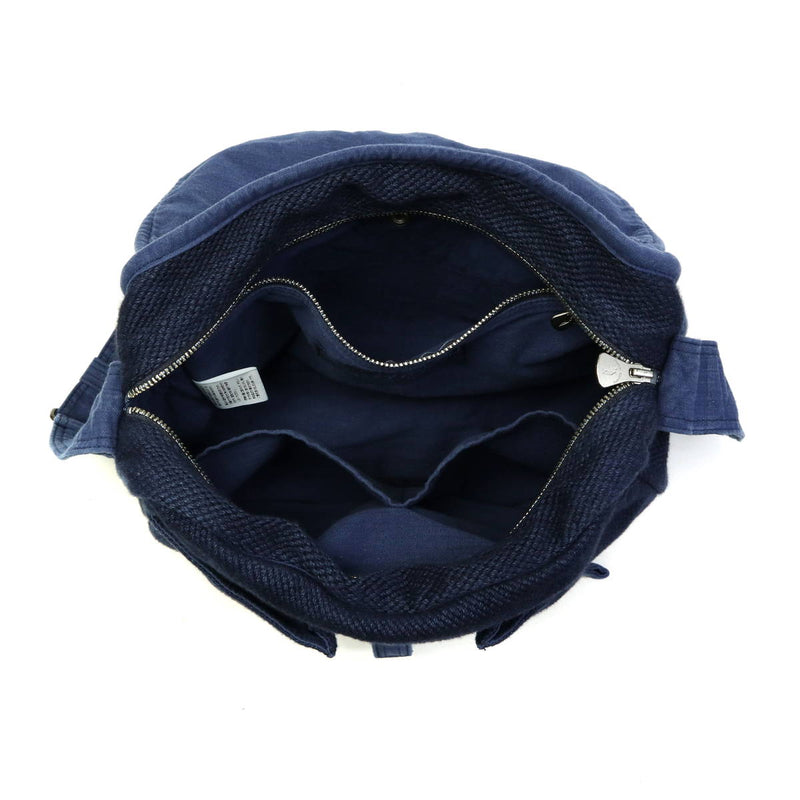 Porter Classic Shoulder Bag PORTER CLASSIC PC KENDO SHOULDER BAG M Bag Diagonal Waspassed Men's Ladies Kendo Cotton Indigo Japan Made in Japan PC-001-323