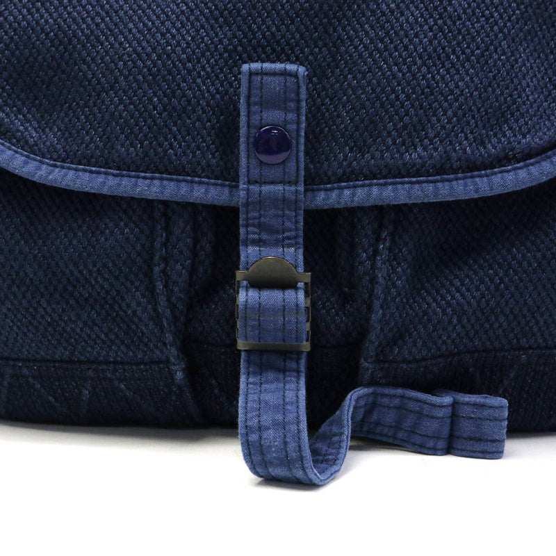 Porter Classic Shoulder Bag PORTER CLASSIC PC KENDO SHOULDER BAG M Bag Diagonal Waspassed Men's Ladies Kendo Cotton Indigo Japan Made in Japan PC-001-323