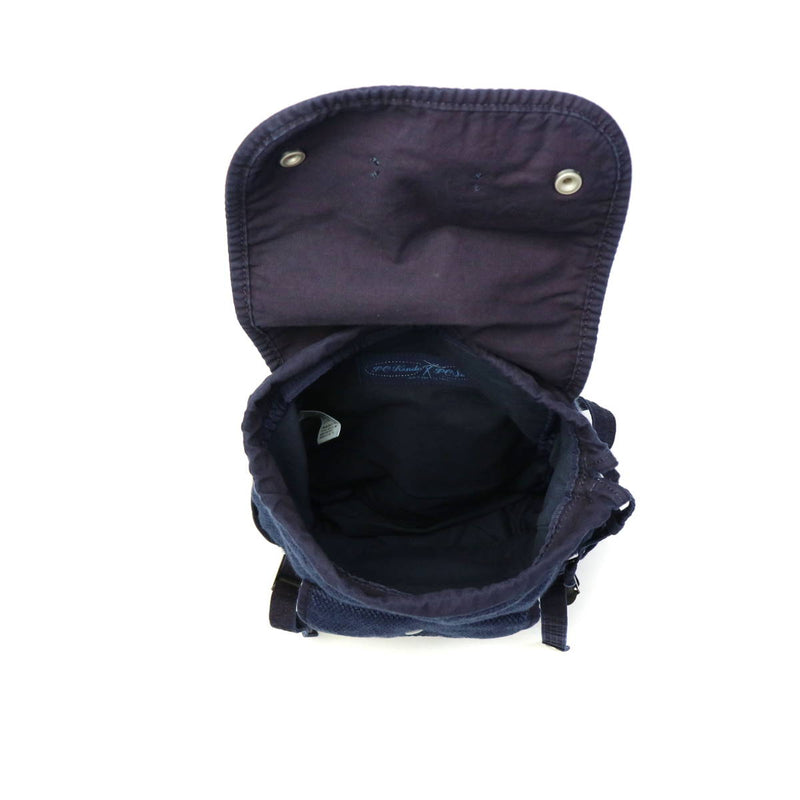 Porter Classic Rucksack Porter Classic PC Kendo Mini Rucksack Rucksack Daypack Mini Rucks Small Compact Wear Wanita Lelaki Kendo Indigo Indigo Indigo PC-001-332