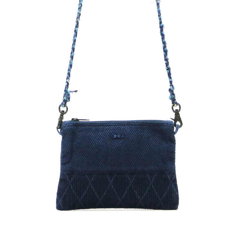 Porter Classic Sakosh PORTER CLASSIC PC KENDO SIMPLE POUCH S Shoulder Bag Pouch Minister Diagonal small Men's Ladies Kendo Indigo Indigo Indigo Japan PC-001-797