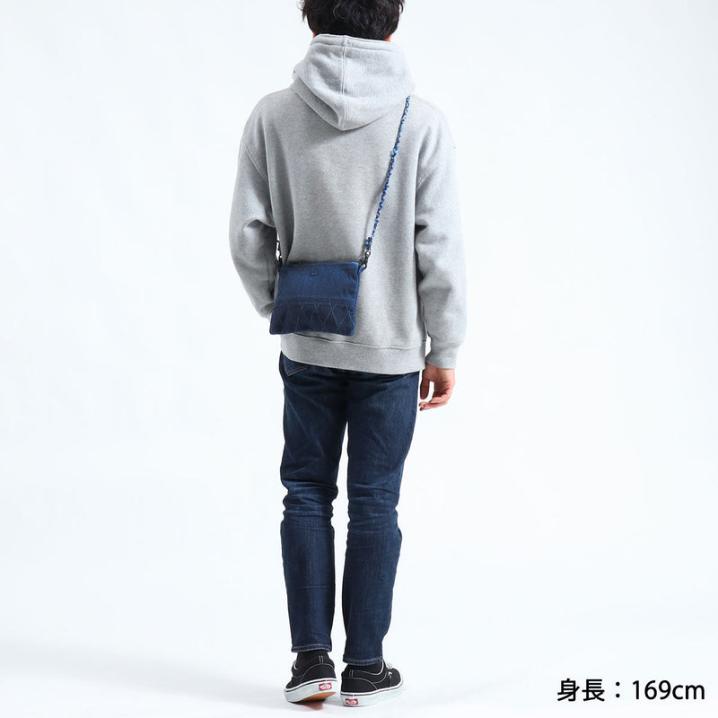 ポータークラシック サコッシュ Porter Classic PC KENDO SIMPLE POUCH S ショルダーバッグ ポーチ ミニショルダー 斜めがけ 小さめ 小さい メンズ レディース 剣道 インディゴ 日本製 PC-001-797