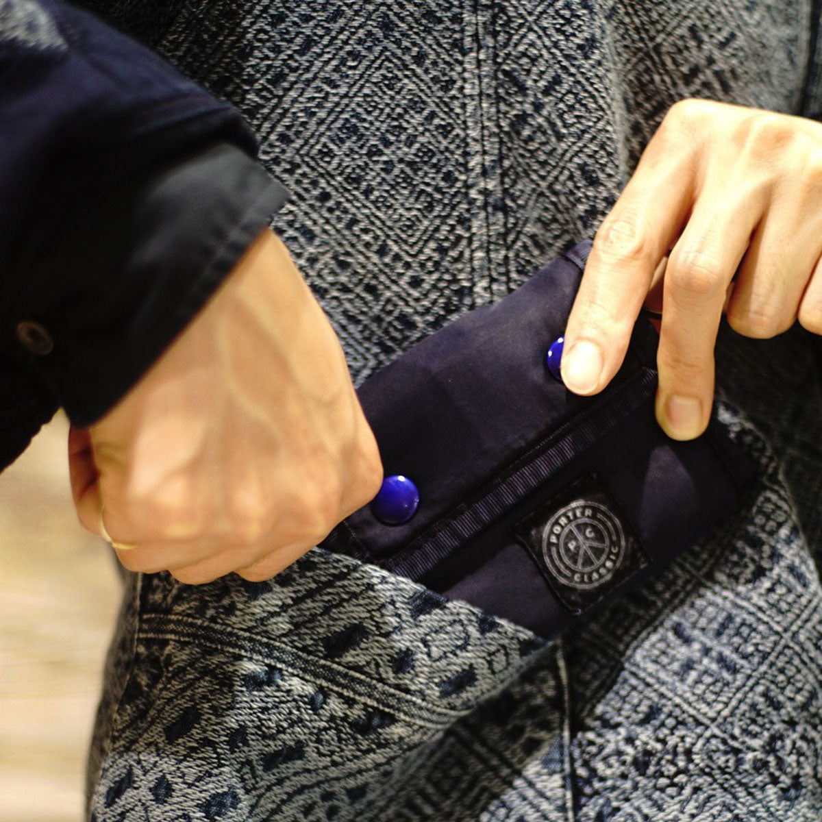 当店限定モデル】 ポータークラシック 財布 Porter Classic 三つ折り 