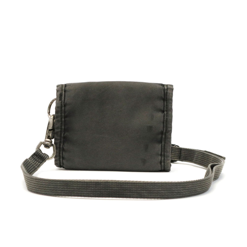 【当店限定モデル】 ポータークラシック 財布 Porter Classic 三つ折り財布 スーパーナイロン SUPER NYLON TRIFOLD WALLET W/NECK STRAP ネックウォレット ミニ財布 メンズ 別注 PC-015-1665