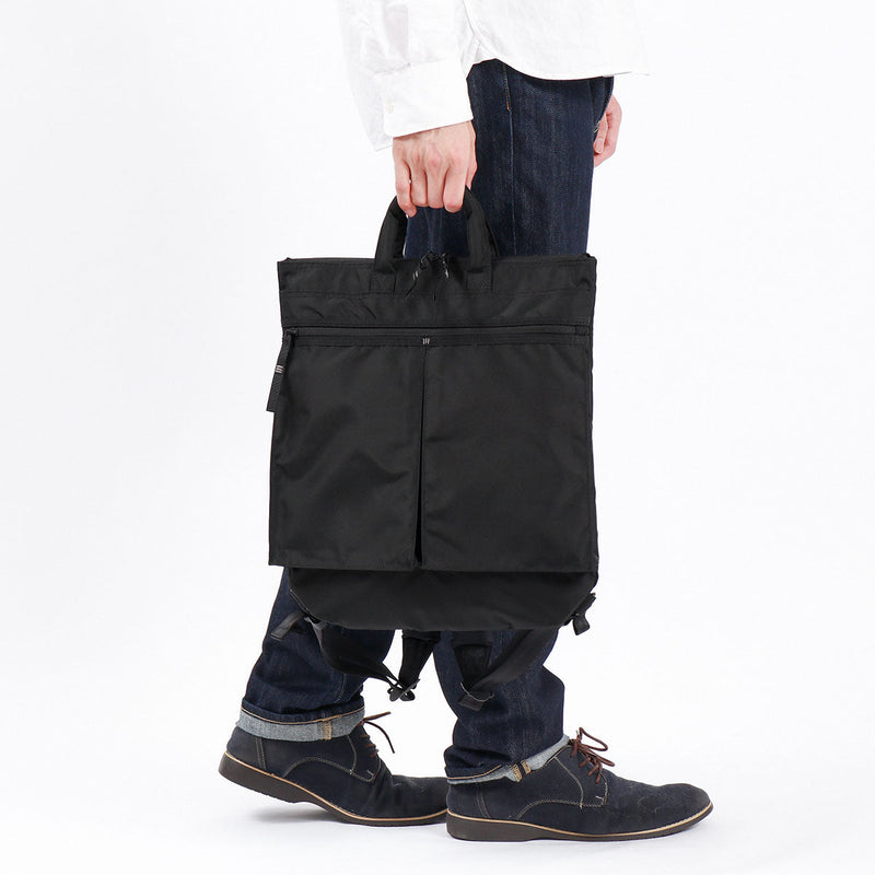 Porter Classic Rucksack Porter Classic×Muatsu Muatsu Newton Nylon头盔外壳Case背包背包B4 a4 an4通勤日本轻巧耐用PC-050-2093