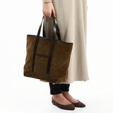 Porter Classic Tote Bag Men's Ladies Large A4 PORTER CLASSIC Casual Commuting Lightweight Brown Light 50's Corduroy TOTE BAG PC-018-2096