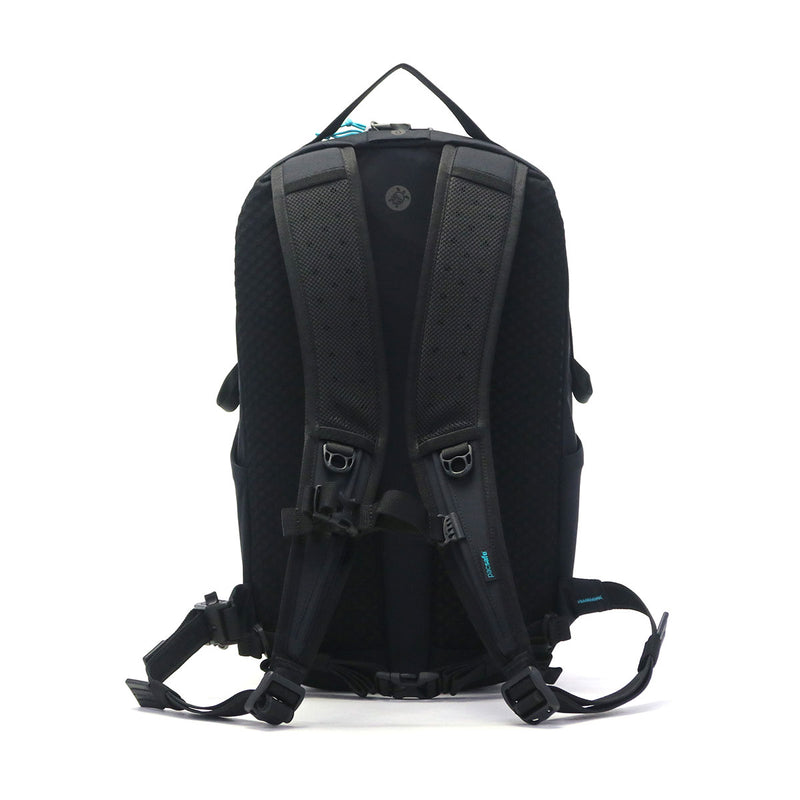 Pek Backpack Selamat untuk Lelaki dan Wanita Jenama Pacsafe Ransel Bergaya Kasual Rakaman Ringan Bergaya Air Penghancuran Hiking Perjalanan Perjalanan Luar Negara Keselamatan Skimming Pencegahan RFID A4 18L Eco Backpack